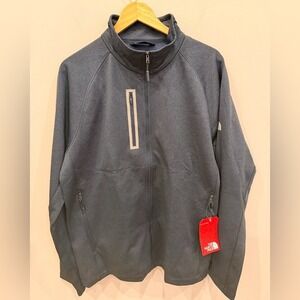 The North Face Canyon Flats Jacket Mens L NWT Urban Navy Fleece Full Zip
